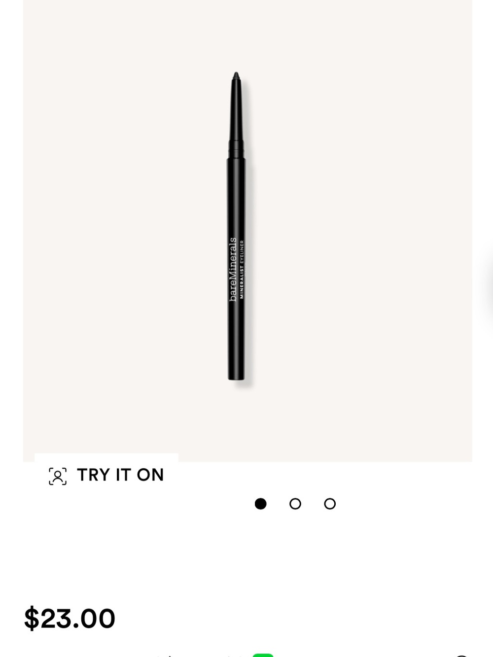 bareMinerals Noir Retractable Eyeliner Pencil